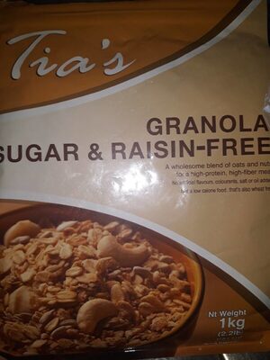 GRANOLA SUGAR & RAISIN-FREE