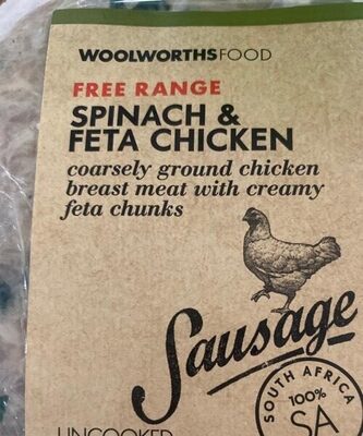 Spinach& Feta Chicken sausage