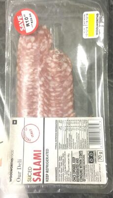 Sliced salami