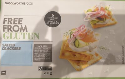Woolworths Salted Crackers (GF)