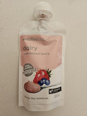 dairy with mixed berry
