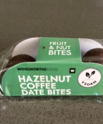 Hazelnut coffee date bites