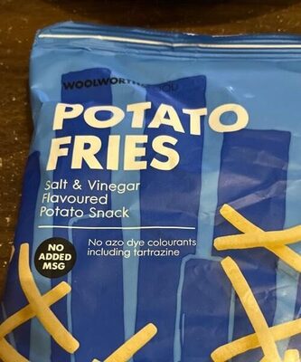 Salt and  vinegar potato fries