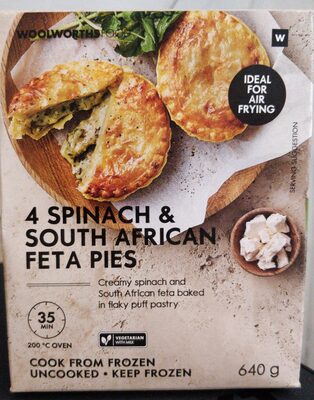 Spinach and SA Feta Pies