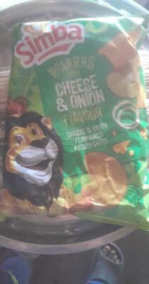 Roarrrs with Cheese & Onion Flavour Cheese & Onion Flavoured Potato Chips