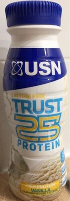 Milkshake protéiné goût vanille front packaging