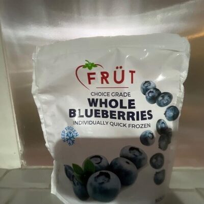 Whole blueberries frozen
