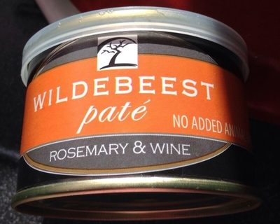 Wildebeest Paté Rosemary & Wine