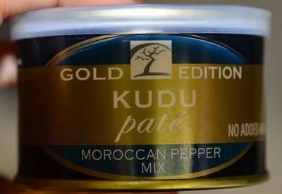 Kudu Paté Moroccan Pepper Mix