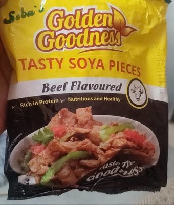 Golden Goodness Tasty soya pieces Beef Flavoured