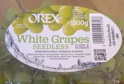 Raisins blancs sans pepin