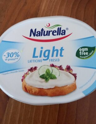 Latticini light front packaging