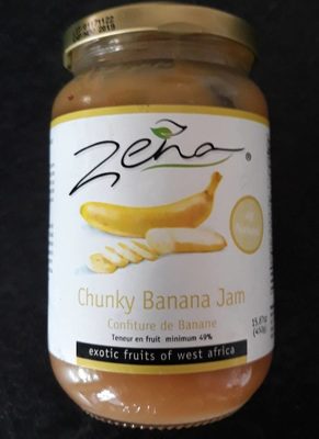 Confiture de bananes front packaging