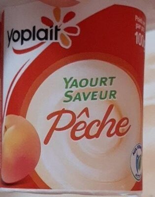 Yaourt saveur pêche