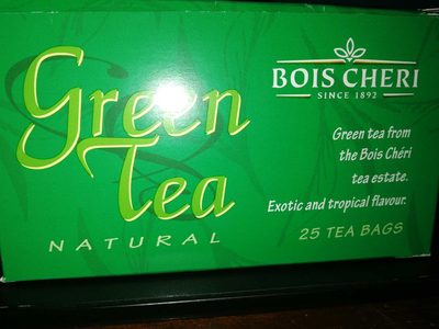 Bois Cheri Naural Green Tea 25 Tea Bags