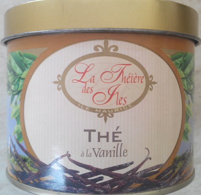 Thé à la vanille front packaging