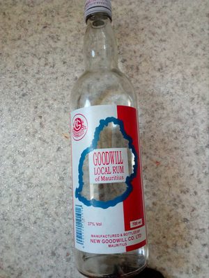 Goodwill local rhum of Mauritius 