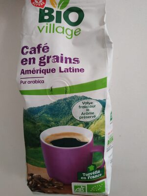 Café en grains Amérique latine front packaging