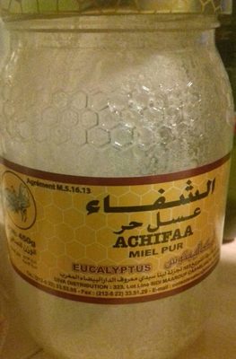 miel pur eucalyptus MAROC front packaging