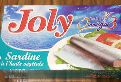 Sardine a l'huile végétale front packaging