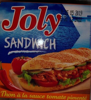 Joly sandwich front packaging