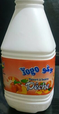Yaourt à boire saveur pêche