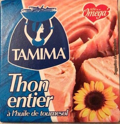 Thon entier à l’huile de tournesol front packaging