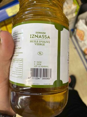 Huile D'olive Vierge front packaging