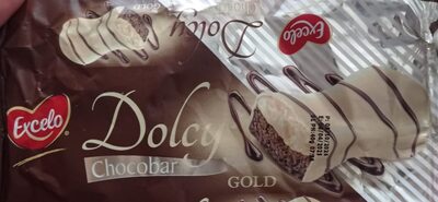Dolcy chocobar gold front packaging