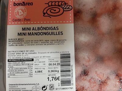 Mini albóndigas