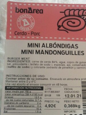 Mini Albóndigas