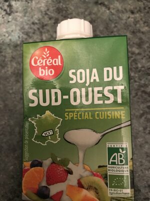 Crème soja front packaging