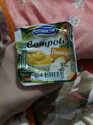 compote de pommes front packaging
