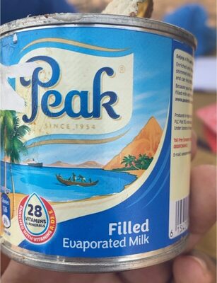 Filled evaporated milk