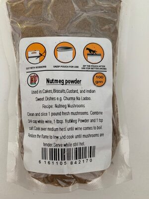 Nutmeg powder