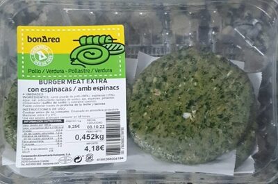 Burger Meat con Espinacas