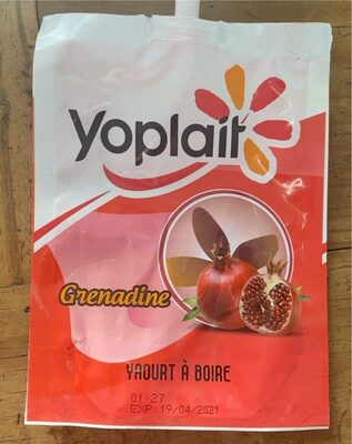 Yaourt à boire gout Grenadine