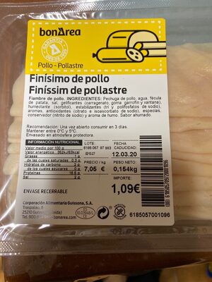Finisimo de pollo
