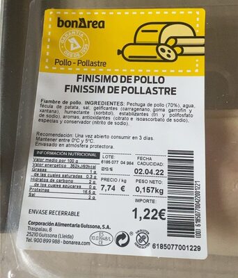 Finisimo de pollo