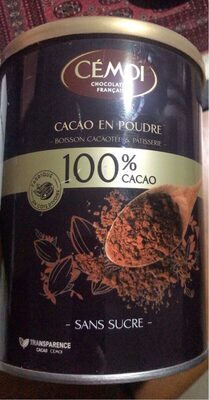 Poudre de cacao front packaging