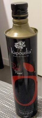 Red flavor premium olive oil