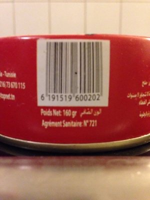 Thon entier a l'huile d'olive