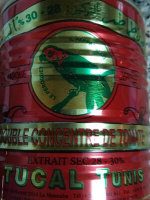 Double concentré de tomates front packaging