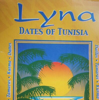 Lyna Dates of Tunisia front packaging