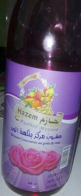 Sirop au goût de rose