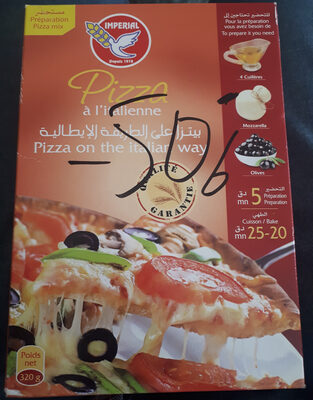 pizza à l'italienne front packaging