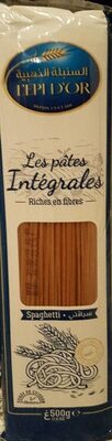 Les pâtes integrales, spaghetti
