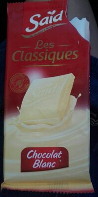 les classiques Chocolat blanc