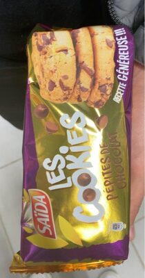 Les cookies front packaging