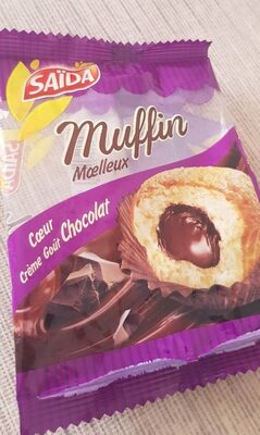 muffin ( cœur crème goût chocolat )